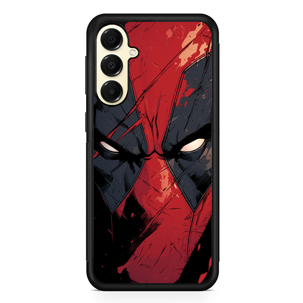 Deadpool Face Samsung Galaxy A16 Case | Slim Rubber Samsung Galaxy A16 Case