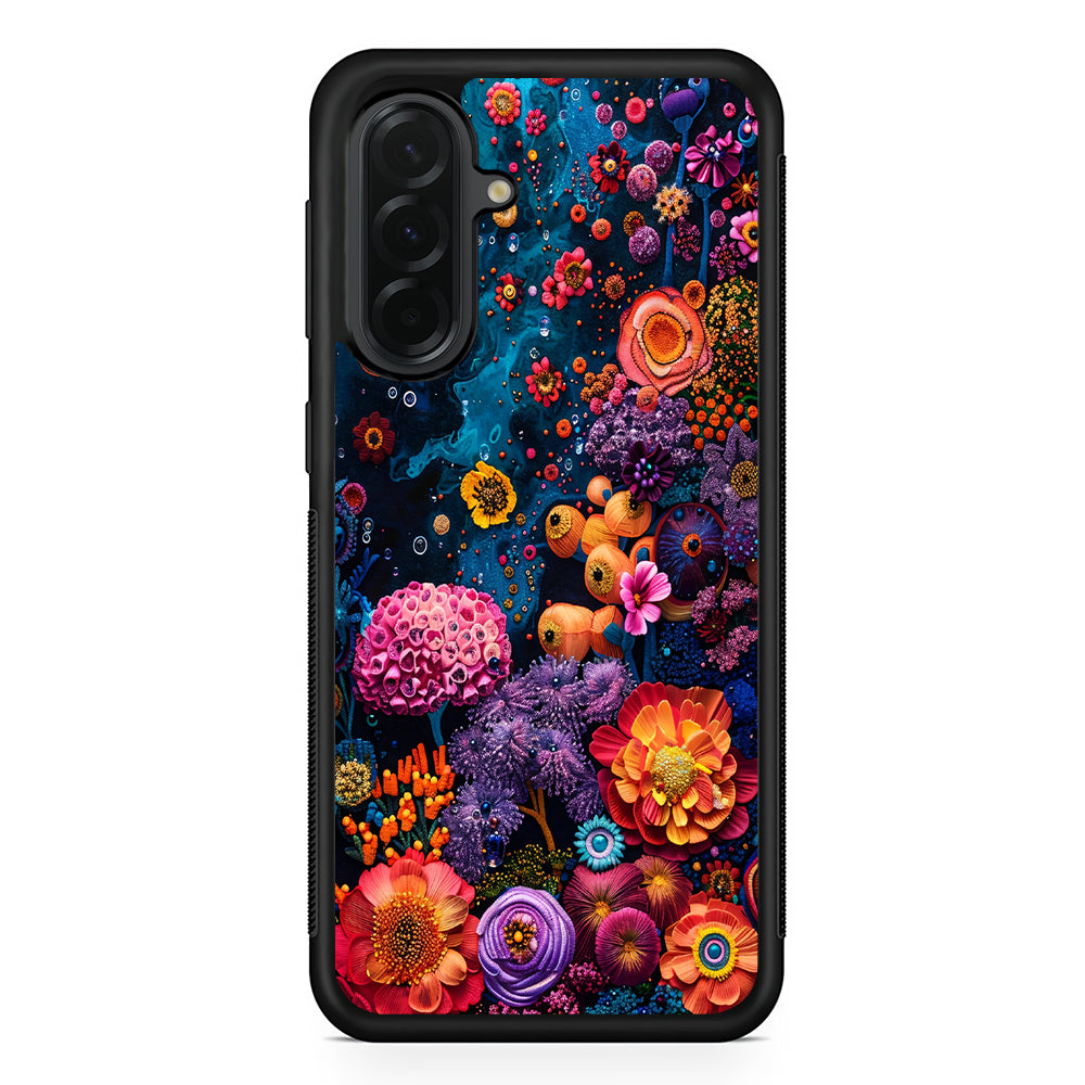 Painting of Flowers and Plants Samsung Galaxy A36 Case | Protective Rubber Cover