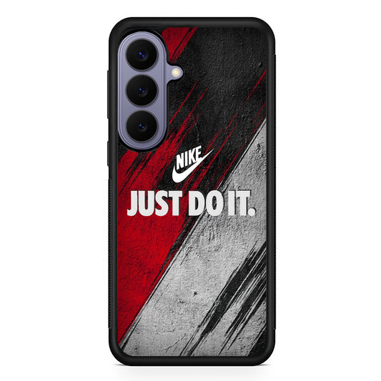 Nike Texture Abstract Red White Samsung Galaxy S26 Case | Lightweight Samsung Galaxy S26 Phone Case