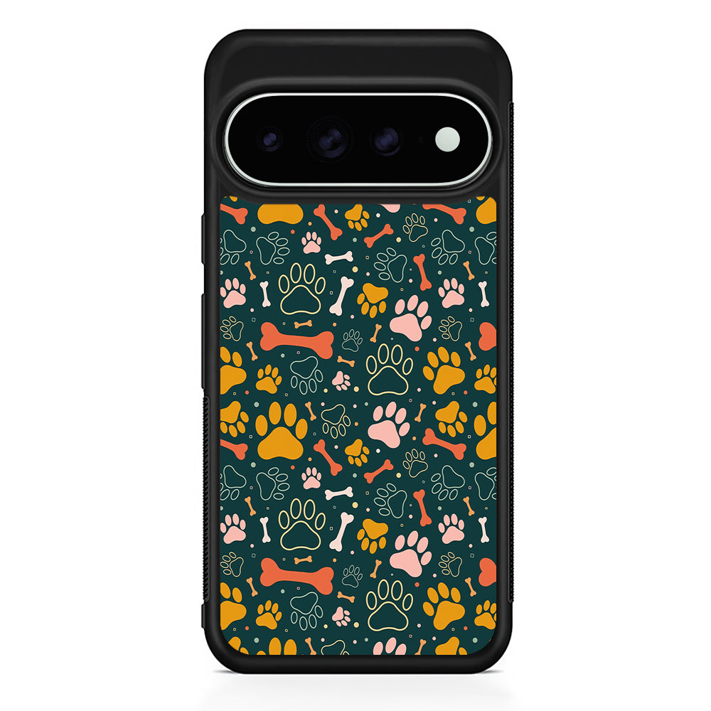Dog Tracks and Bones Google Pixel 11 Pro XL Case - Custom Design Protective Case