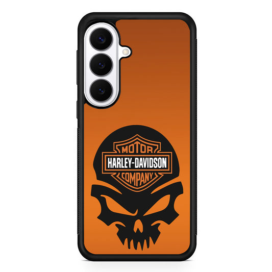 Harley Orange Skull Emblem Samsung Galaxy S26 Plus Case | Stylish Protective Cover for Samsung Galaxy S26 Plus