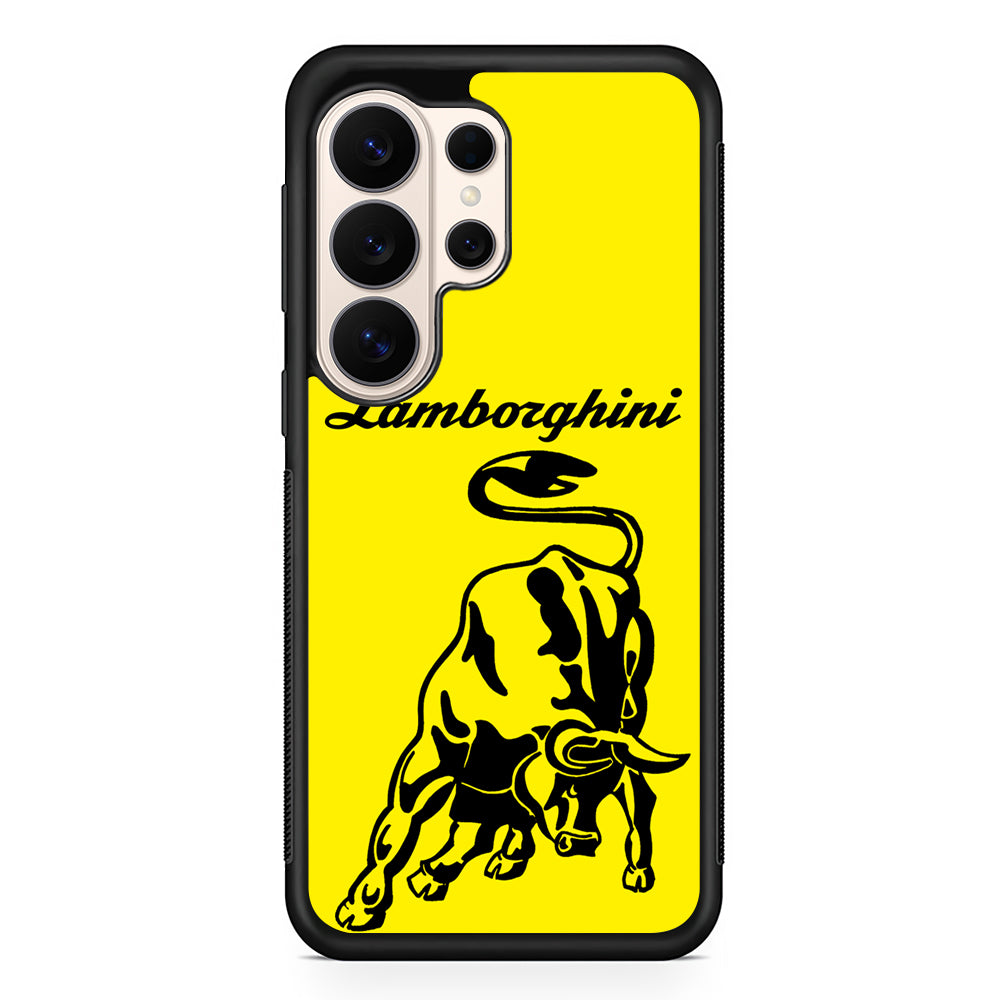 Lamborghini Word Icon Samsung Galaxy S26 Ultra Case | Durable Samsung Galaxy S26 Ultra Phone Case