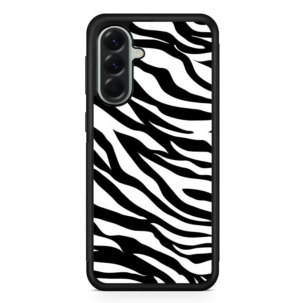 Zebra Skin Pattern Samsung Galaxy A56 Case | Samsung Galaxy A56 Protective Rubber Case