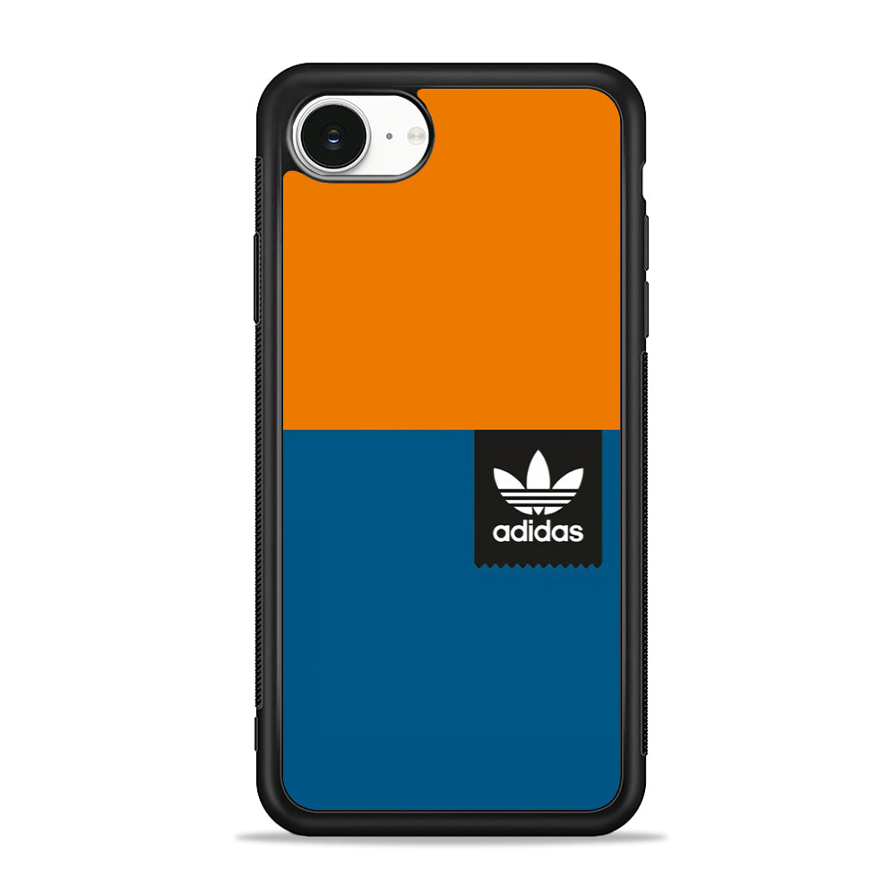 Adidas Logo On Square iPhone 16e Case - Slim Silicone Case