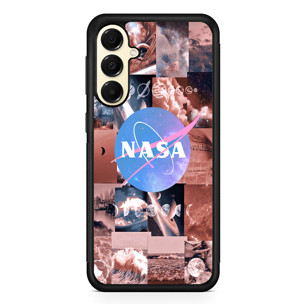 Nasa Universe Post Samsung Galaxy A16 Case | Slim Rubber Case for Samsung Galaxy A16