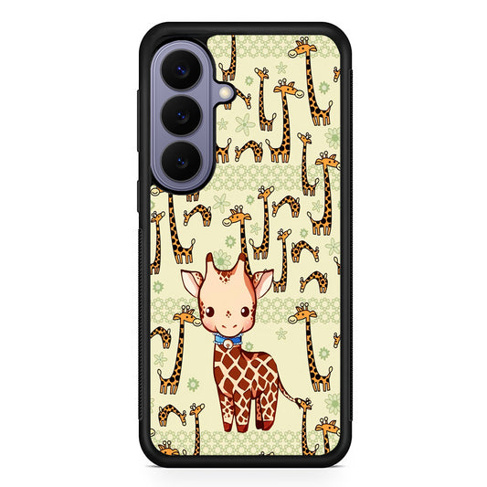 Baby Giraffe Adventure Ground Samsung Galaxy S26 Case | Durable Rubber Case for Samsung Galaxy S26