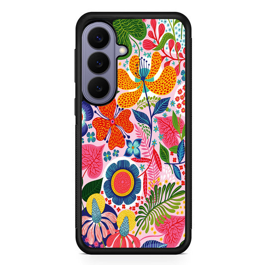 Exotic Floral Aesthetic Samsung Galaxy S26 Case | Durable Rubber Case for Samsung Galaxy S26