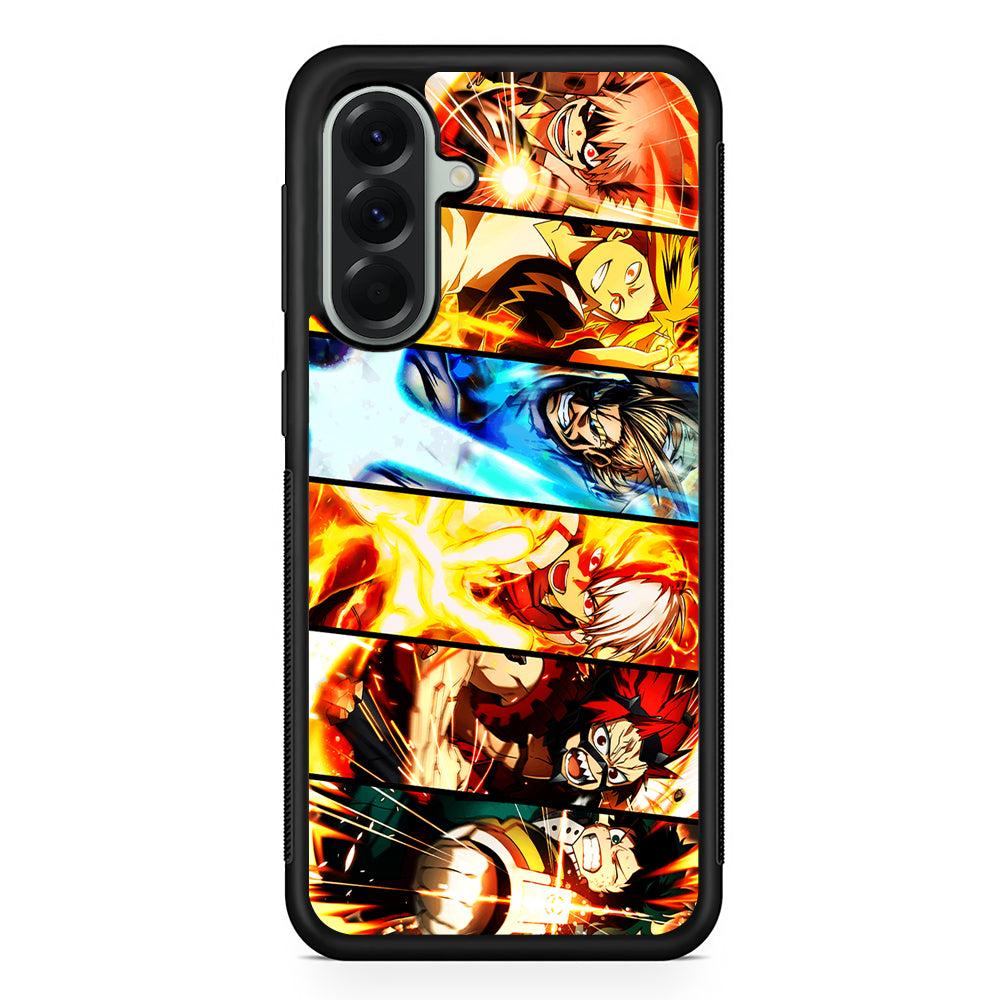My Hero Academia All Characters Samsung Galaxy A56 Case | Samsung Galaxy A56 Protective Rubber Case