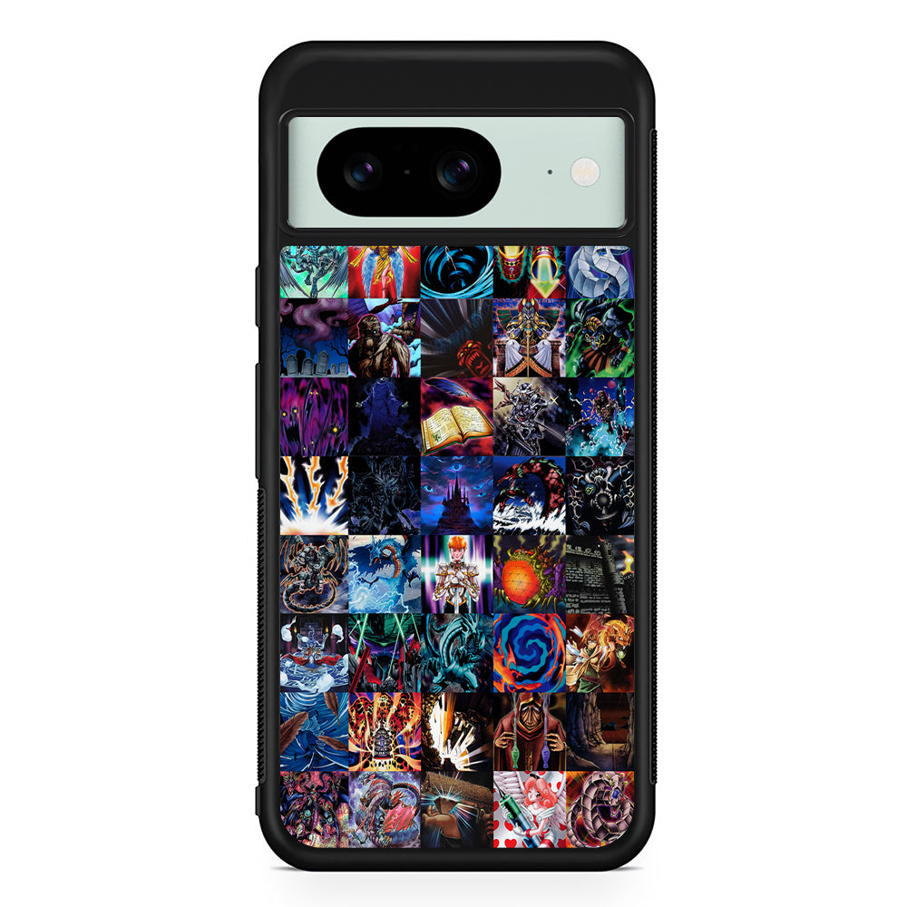 Yu-Gi-Oh Monster Card Collection Google Pixel 8 Case | Durable Protective Cover for Google Pixel 8