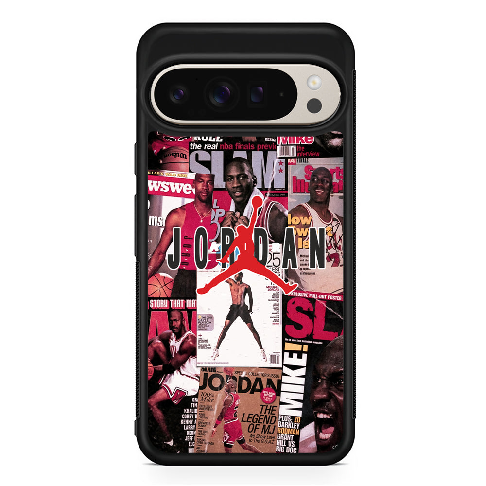 Air Jordan Magazine Collection Google Pixel 9 Pro Case | Slim Protective Cover