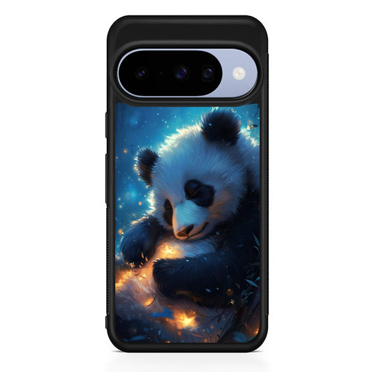 Cute Panda is Sleeping Google Pixel 10 Case | Google Pixel 10 Rubber Protective Case