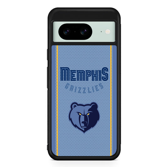 NBA Memphis Grizzlies Jersey Google Pixel 8 Case | Durable Protective Cover for Google Pixel 8