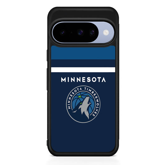 NBA Minnesota Timberwolves Jersey Google Pixel 10 Case | Google Pixel 10 Rubber Protective Case