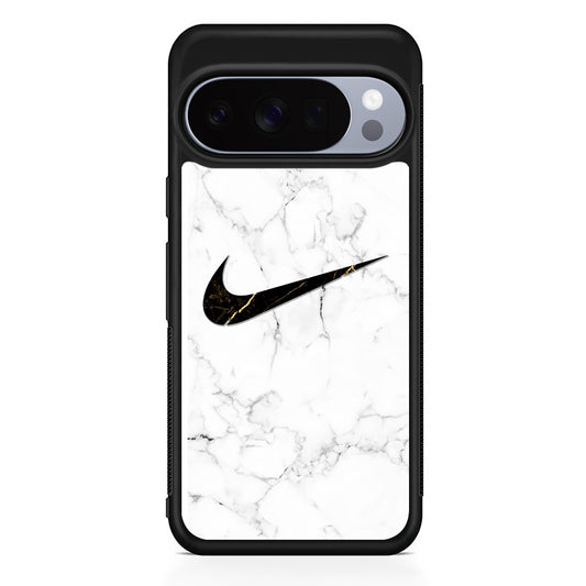 Nike Gold Line in Marble Google Pixel 10 Pro Case | Protective Google Pixel 10 Pro Cover