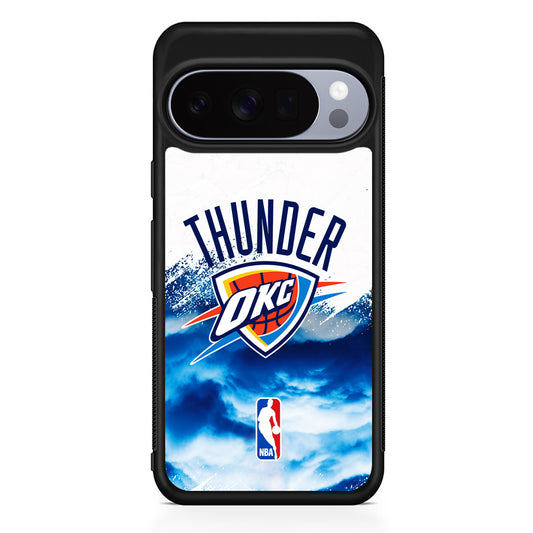 NBA Oklahoma City Thunder Team Google Pixel 10 Pro Case | Slim Google Pixel 10 Pro Rubber Case