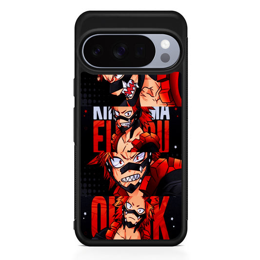 Red Riot Eijiro Kirishima Aesthetic Google Pixel 10 Pro Case | Slim Google Pixel 10 Pro Rubber Case