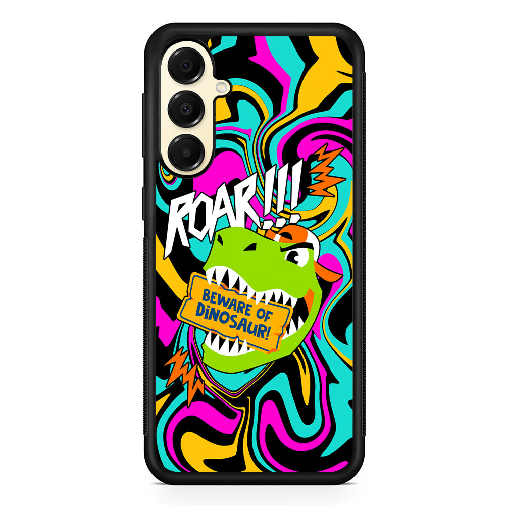 Beware from Dinosaur Roar Samsung Galaxy A16 Case | Slim Rubber Samsung Galaxy A16 Case