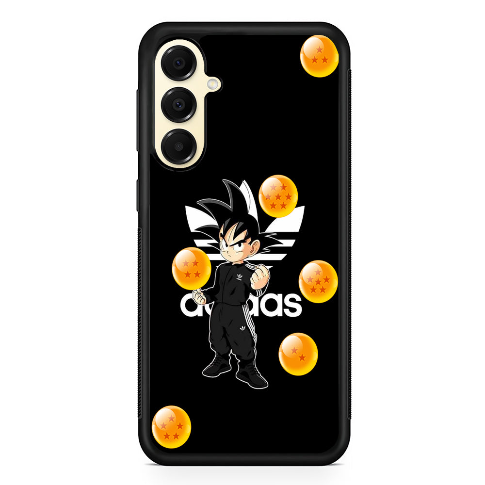 Adidas Goku Dragon Ball Samsung Galaxy A16 Case | Slim Rubber Case for Samsung Galaxy A16