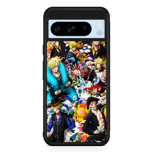 One Piece Sanji Aesthetic Google Pixel 8 Pro Case | Slim Rubber Case for Google Pixel 8 Pro