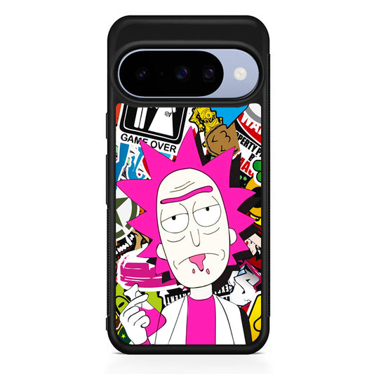 Dr Rick Sanchez Scientist Google Pixel 10 Case | Google Pixel 10 Rubber Protective Case
