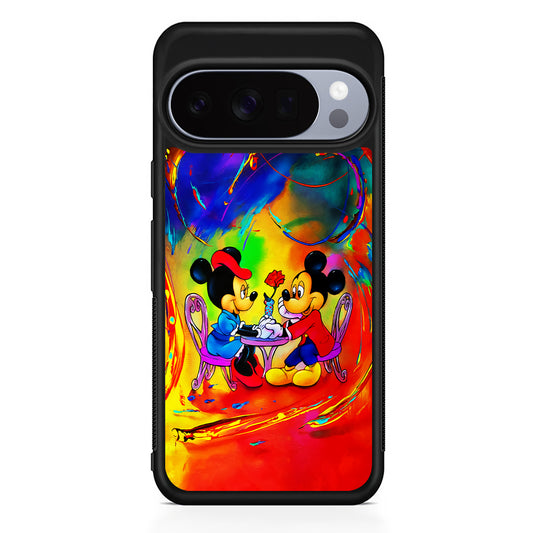 Mickey and Minnie Valentines Day Google Pixel 10 Pro Case | Slim Google Pixel 10 Pro Rubber Case