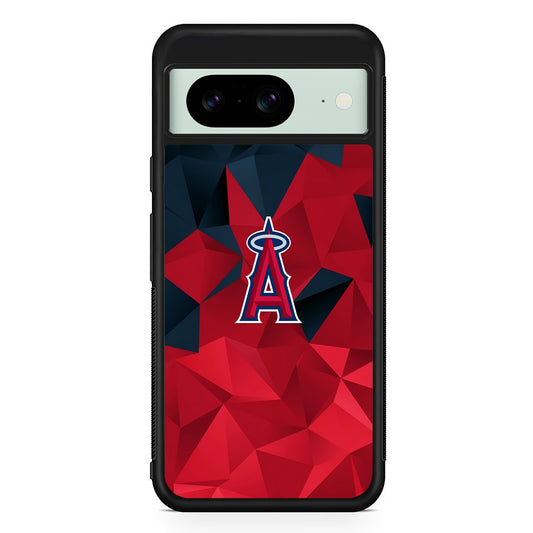 MLB Los Angeles Angels Team Google Pixel 8 Case | Durable Protective Cover for Google Pixel 8