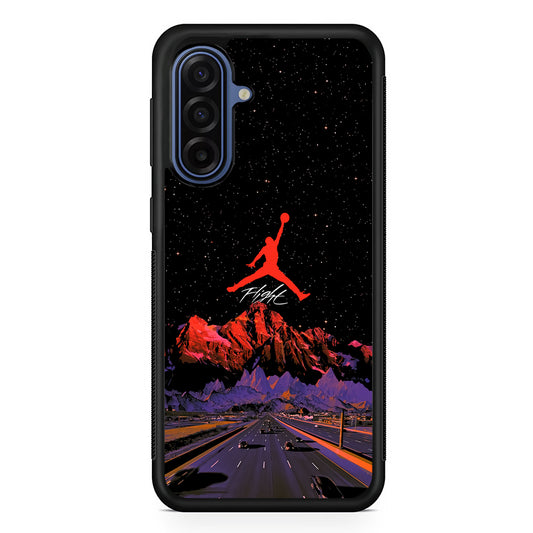 Air Jordan Night Road Landscape Samsung Galaxy A17 Case | Durable Samsung Galaxy A17 Cover