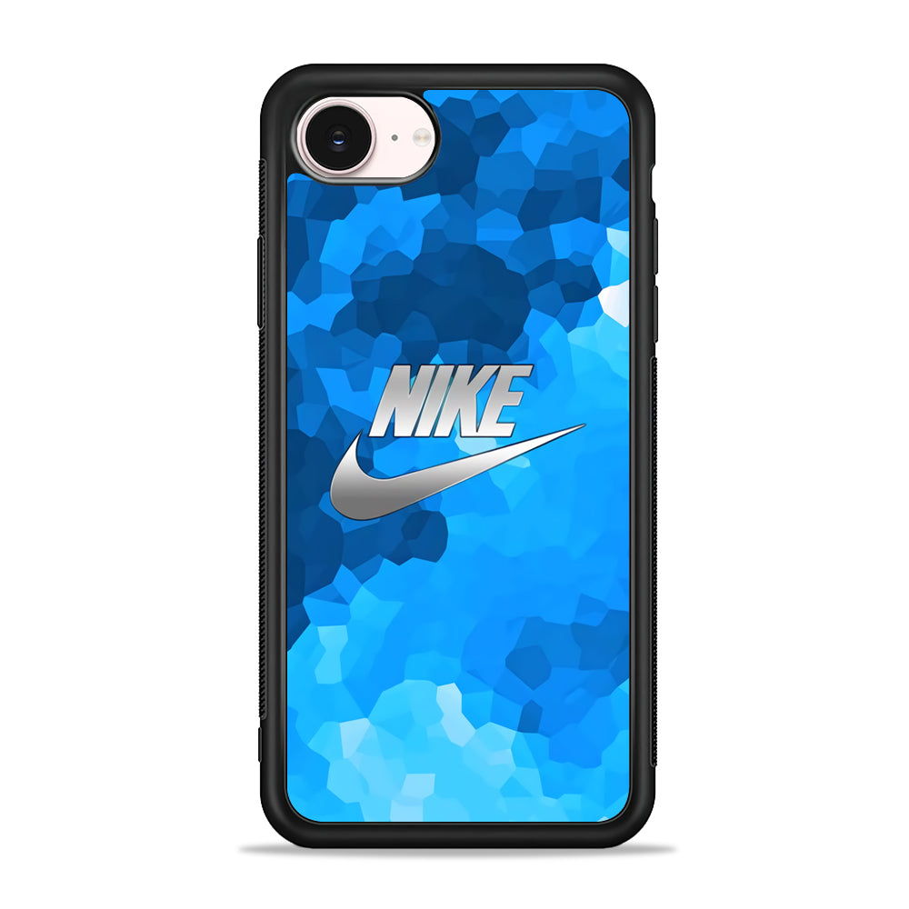 Nike Cool Vibes Of Blue iPhone 17e Case - Silicone Case