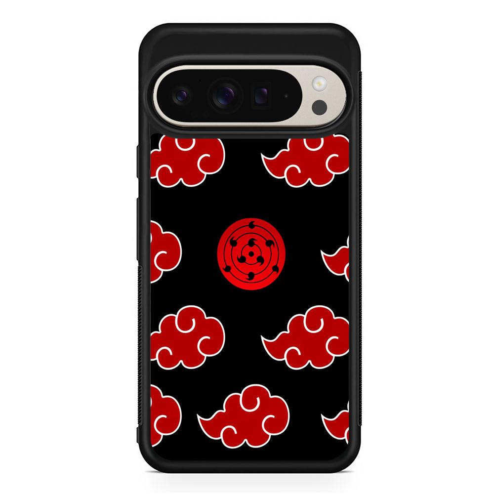 Sharingan and Akatsuki Naruto Google Pixel 9 Pro Case | Slim Protective Cover