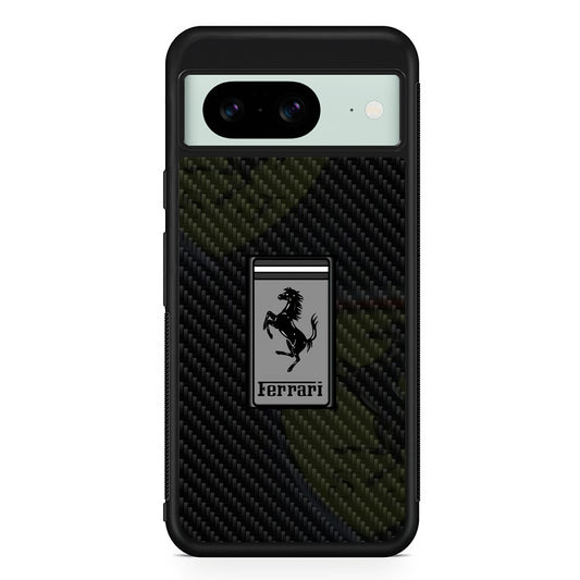 Ferrari Silvery Touch Google Pixel 8 Case | Durable Protective Cover for Google Pixel 8
