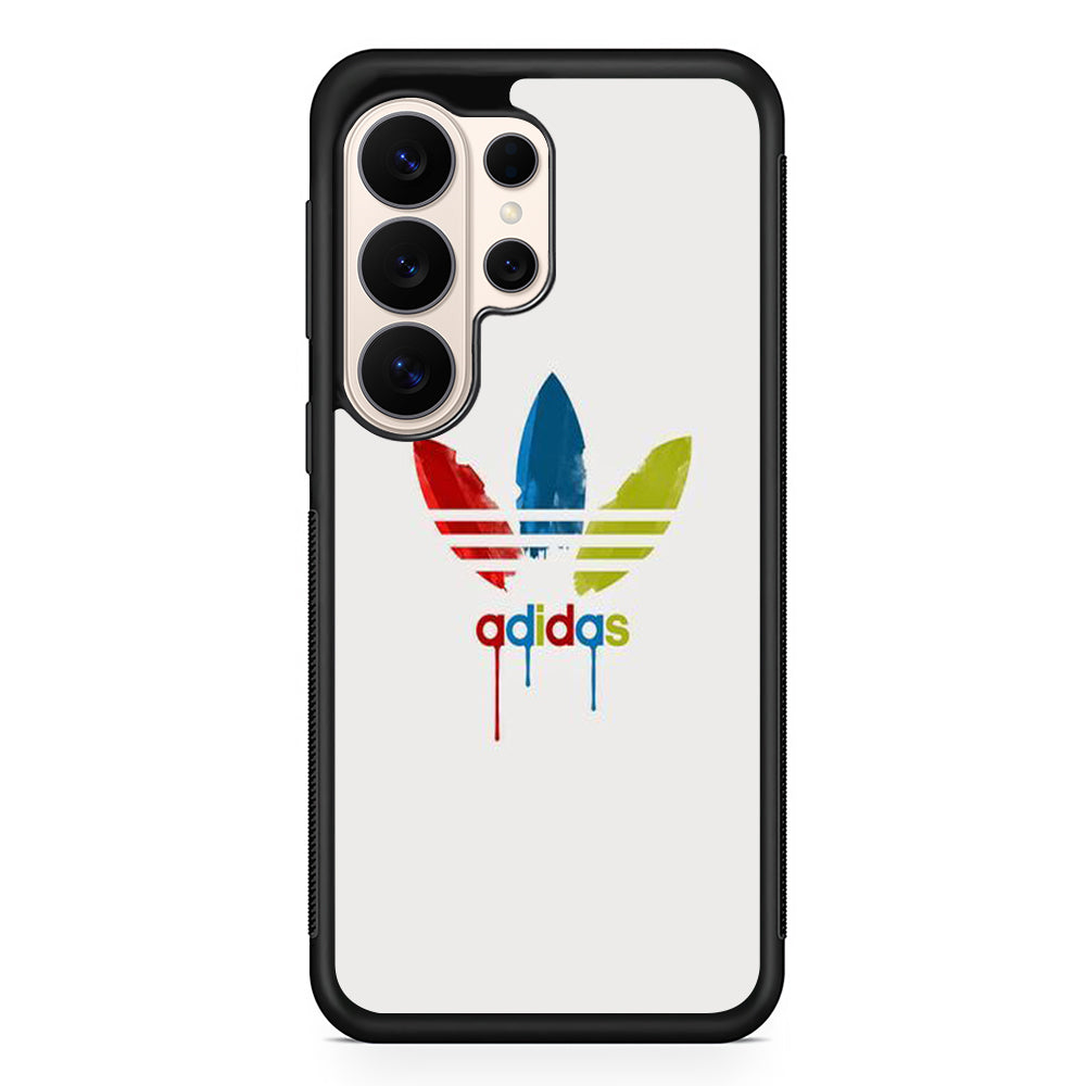 Adidas White Prime Painting Colour Samsung Galaxy S26 Ultra Case | Durable Samsung Galaxy S26 Ultra Phone Case