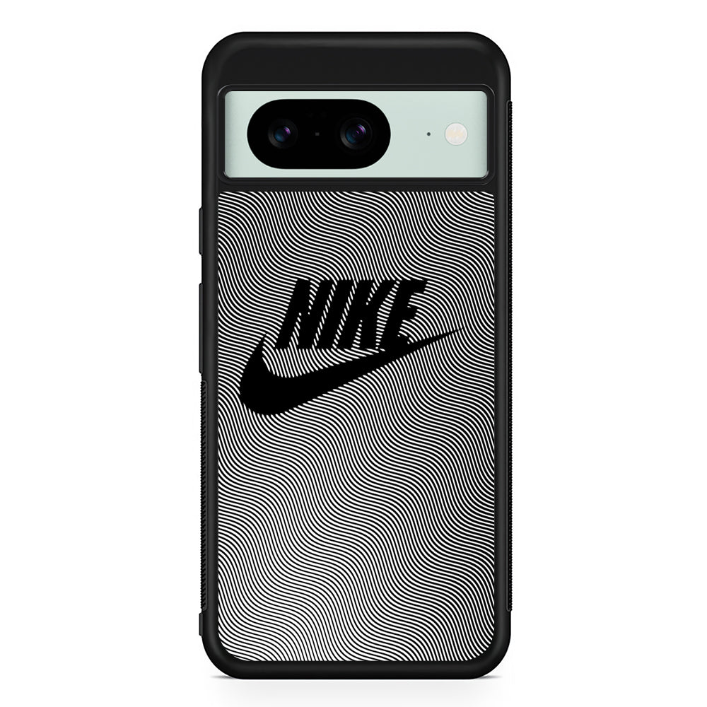 Nike Wave Line Google Pixel 8 Case | Slim Rubber Case for Google Pixel 8