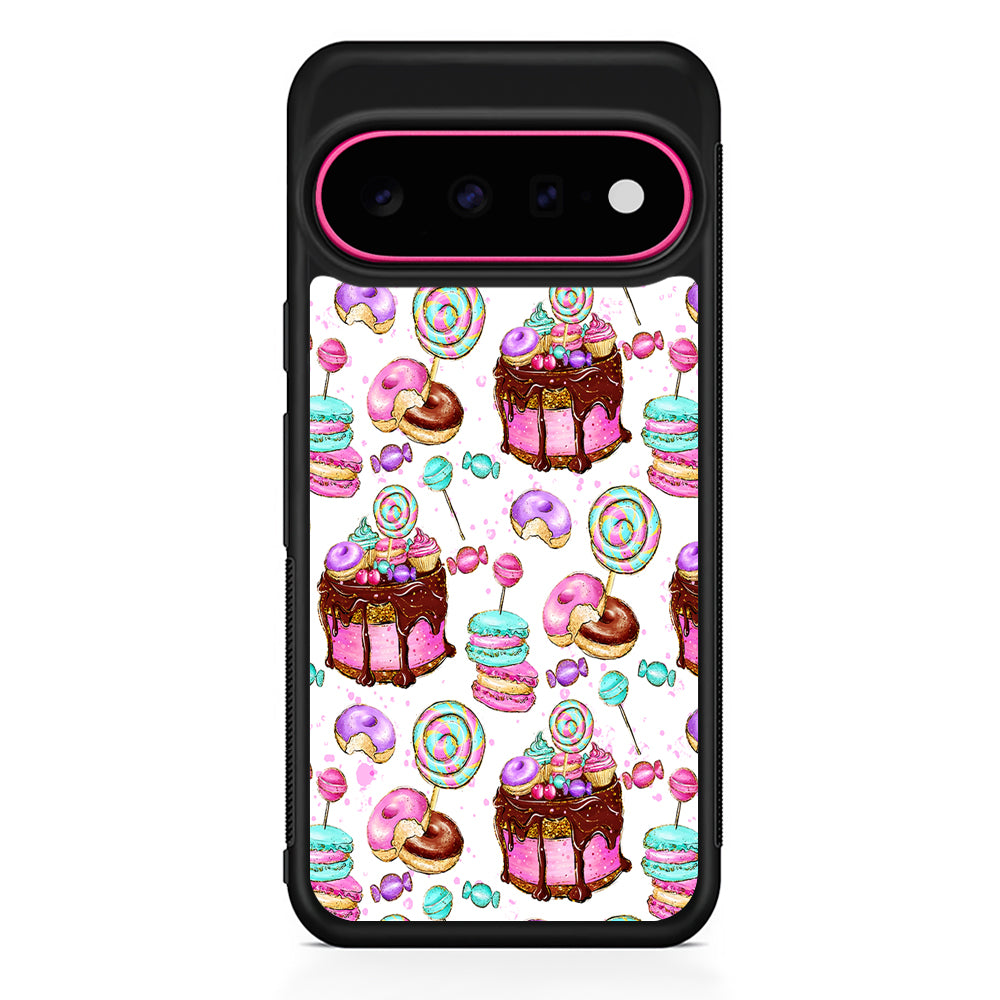 Delicious Donuts Cakes Candy Google Pixel 11 Case | Slim Shockproof Cover