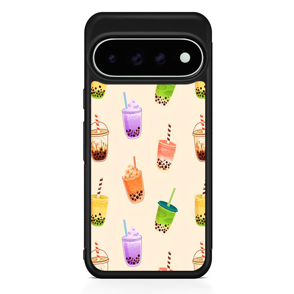 Bubble Tea Cups Colorful Google Pixel 11 Pro XL Case - Custom Design Protective Case