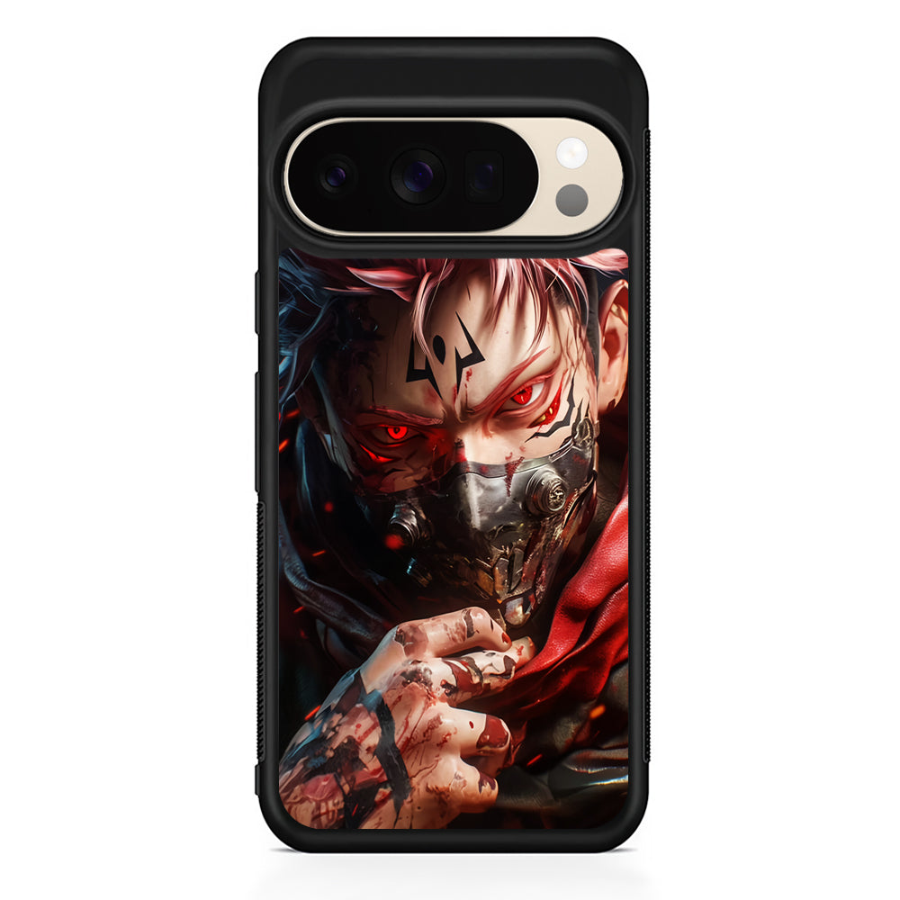 Jujutsu Kaisen Ryomen Sukuna Mask Google Pixel 10 Pro XL Case | Slim Google Pixel 10 Pro XL Protective Case