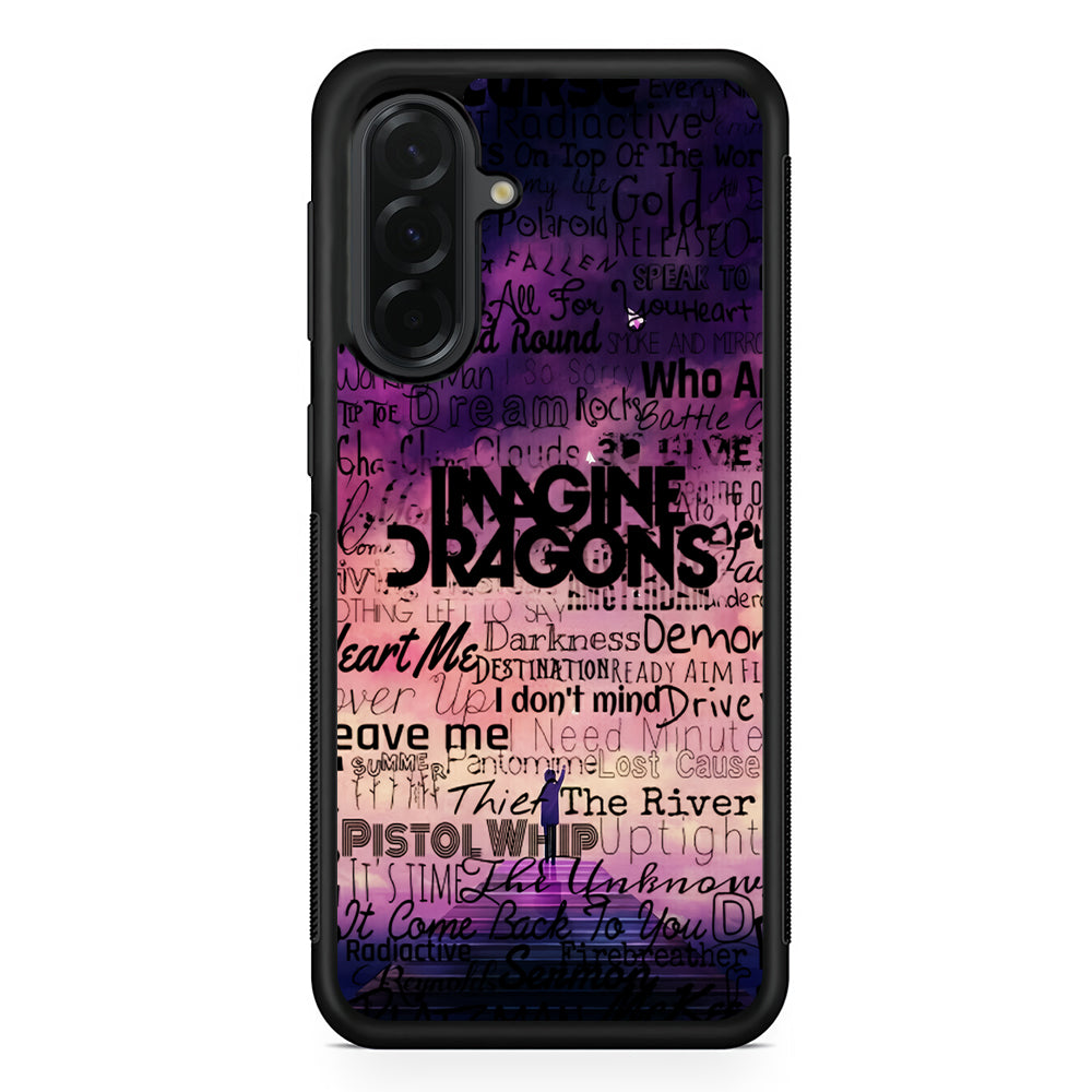 Imagine Dragons Poster Art Samsung Galaxy A36 Case | Protective Rubber Cover