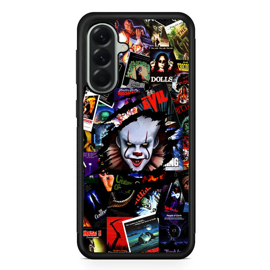 IT Clown Gaze From The Poster Samsung Galaxy A56 Case | Samsung Galaxy A56 Protective Rubber Case