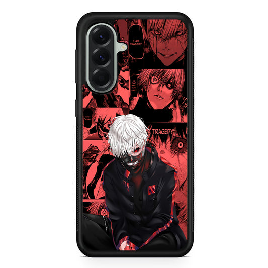Tokyo Ghoul Ken Kaneki Comic Samsung Galaxy A56 Case | Samsung Galaxy A56 Protective Rubber Case