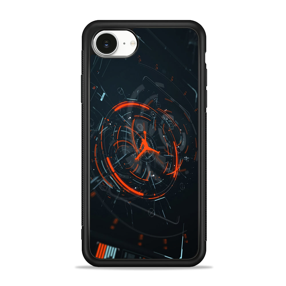 Air Jordan Rising The Digital Circle iPhone 16e Case - Slim Silicone Case