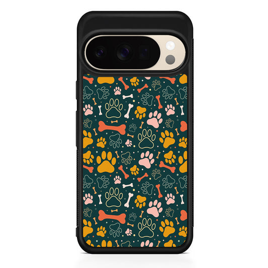 Dog Tracks and Bones Google Pixel 10 Pro XL Case | Slim Google Pixel 10 Pro XL Protective Case