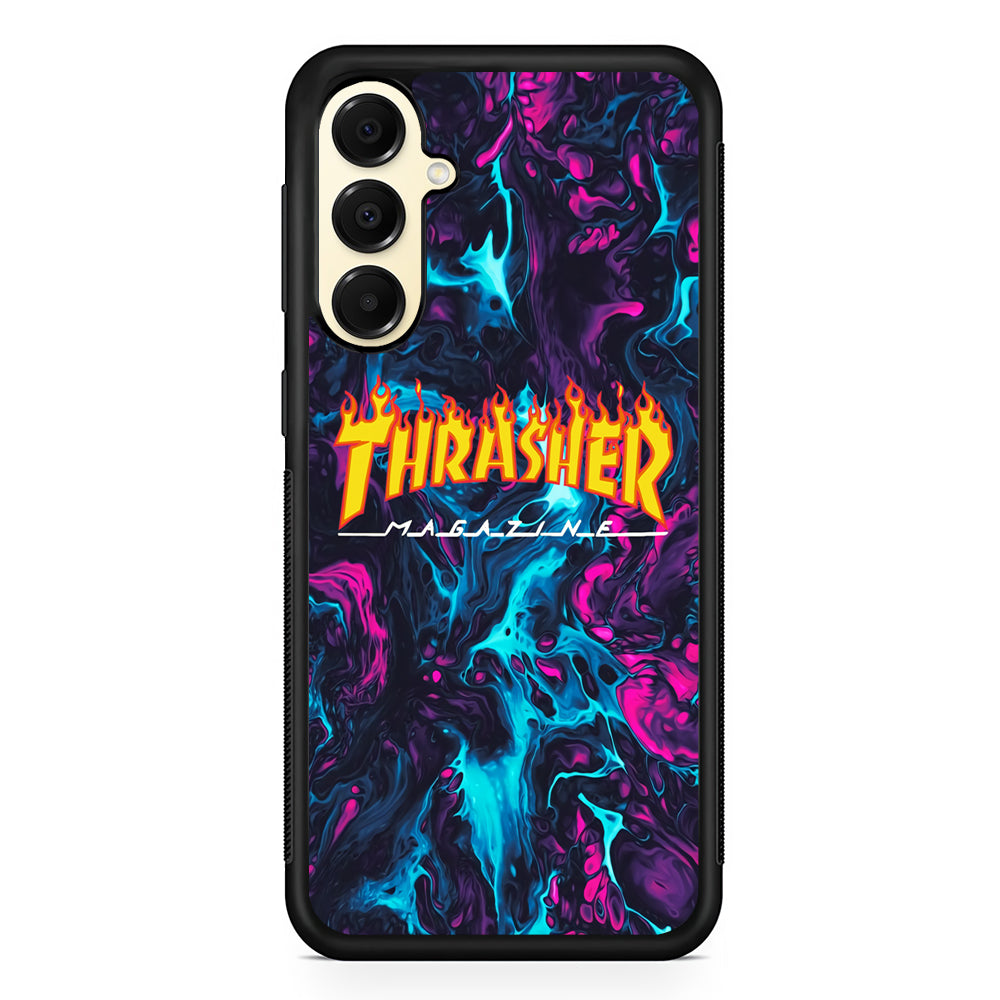 Thrasher Purple Liquid Samsung Galaxy A16 Case | Custom Protective Samsung Galaxy A16 Case
