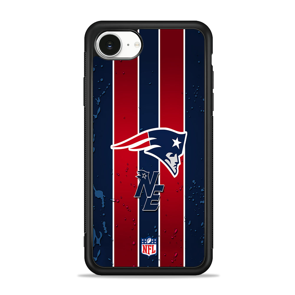 NFL New England Patriots Flag Line iPhone 16e Case | Protective Phone Cover