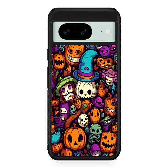 Horror Halloween Themed Google Pixel 8 Case | Durable Protective Cover for Google Pixel 8