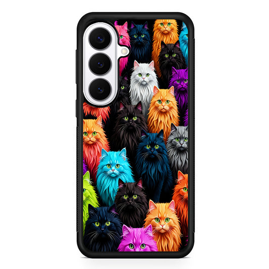 A Group of Colorful Cats Samsung Galaxy S26 Plus Case | Slim Protective Cover for Samsung Galaxy S26 Plus