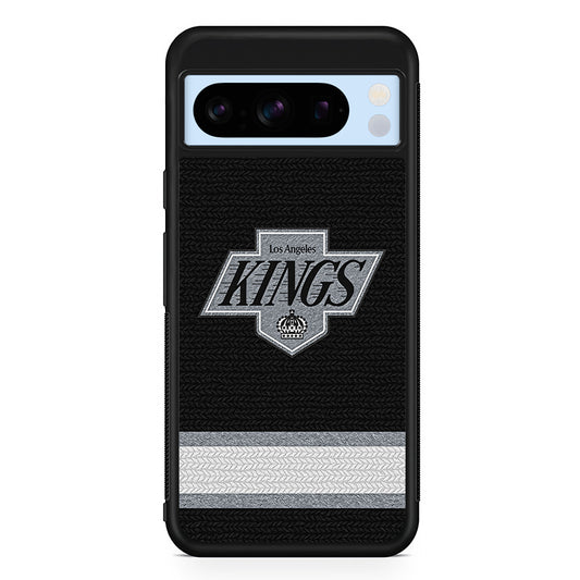 NHL Los Angeles Kings Pattern Google Pixel 8 Pro Case | Slim Rubber Case for Google Pixel 8 Pro