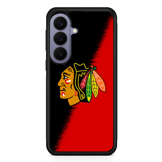 NHL Chicago Blackhawks Team Samsung Galaxy S26 Case | Durable Rubber Case for Samsung Galaxy S26