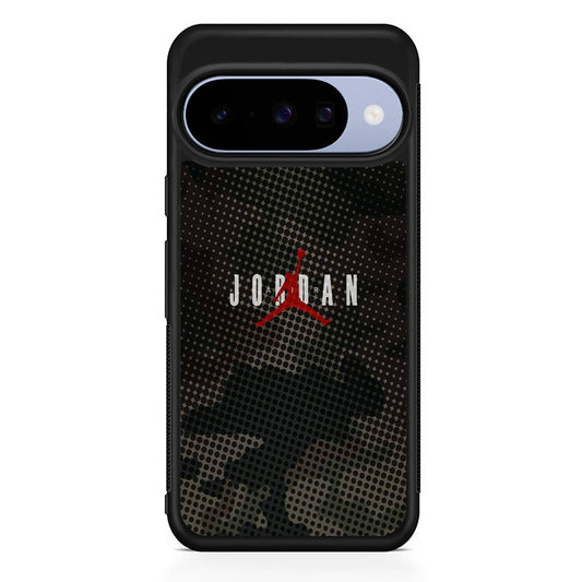 Air Jordan Gradation of Dark Camouflage Google Pixel 10 Case | Google Pixel 10 Rubber Protective Case