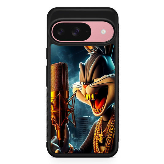 Bugs Bunny The Rapper Google Pixel 9 Case | Google Pixel 9 Protective Rubber Case