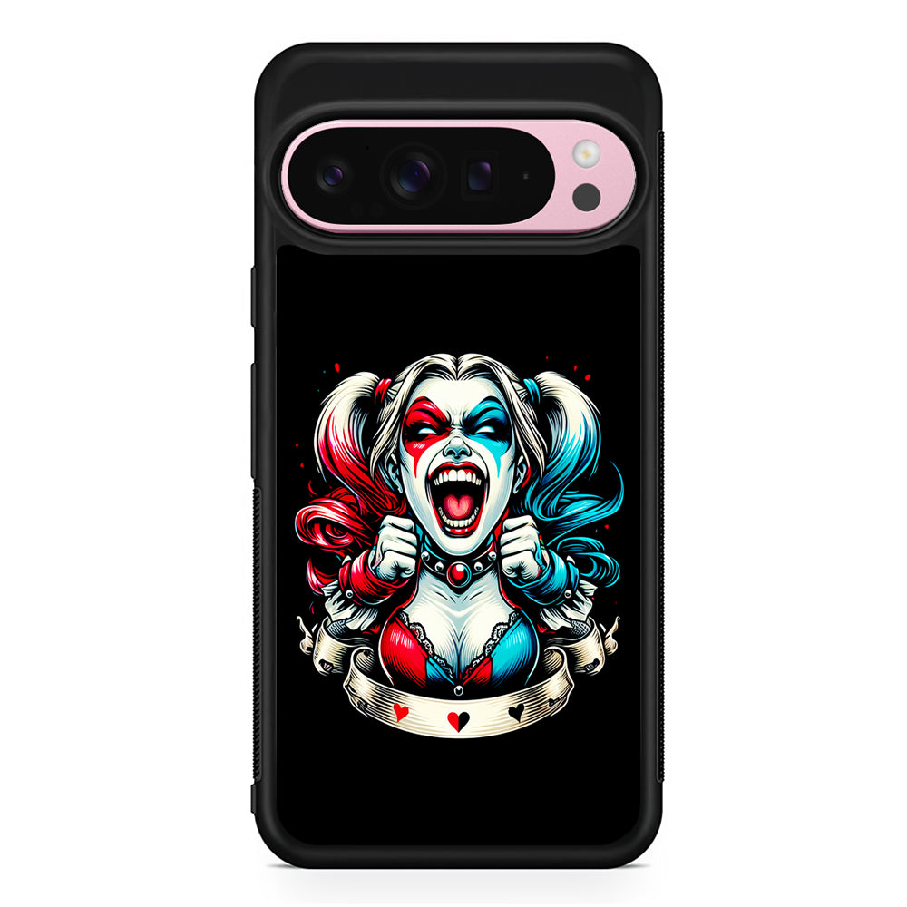 Harley Quinn Scream Google Pixel 9 Pro XL Case | Protective Cover