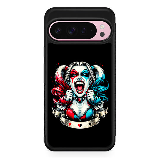 Harley Quinn Scream Google Pixel 9 Pro XL Case | Protective Cover